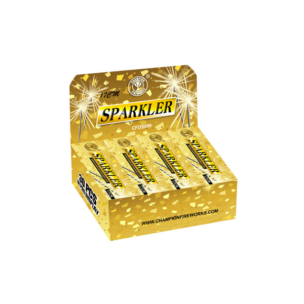 Sábháilteacht agus Sláinte ar dtús le Sparklers Dath Óir